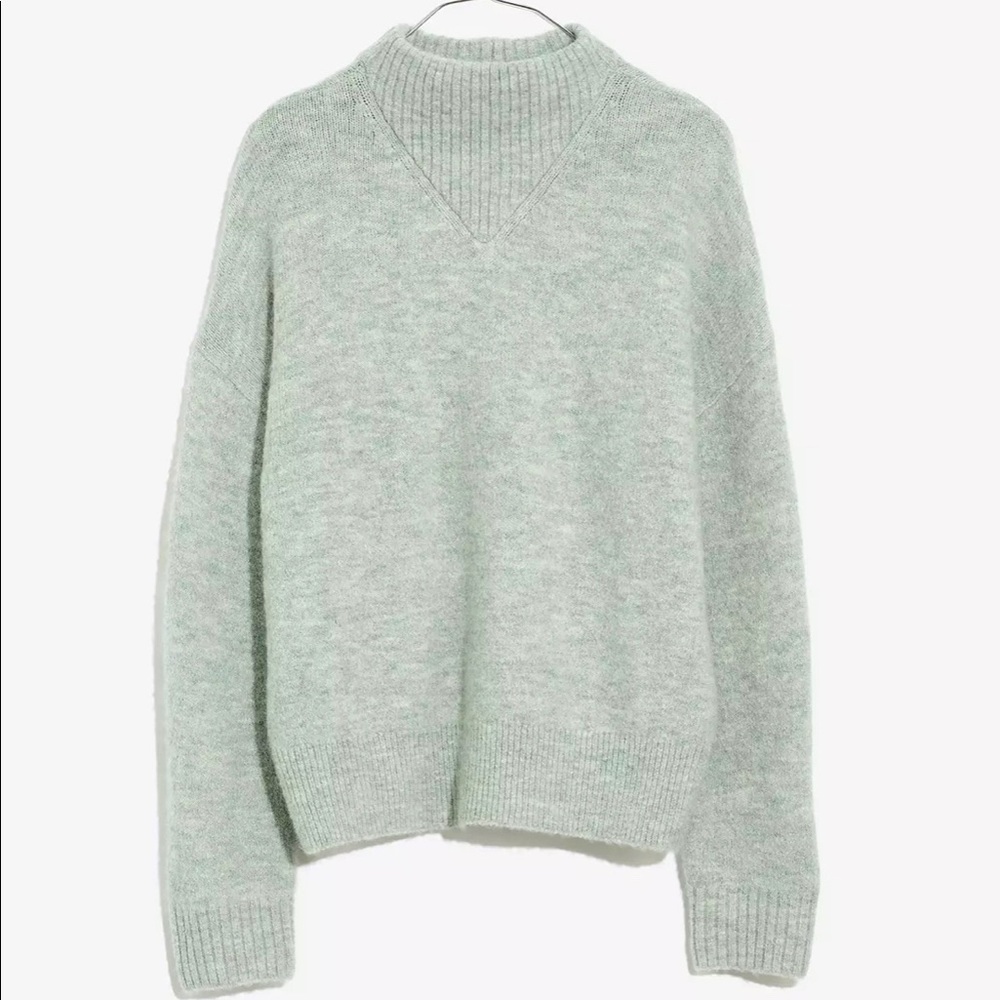 Madewell Dillon Mockneck Pullover Sweater NWT